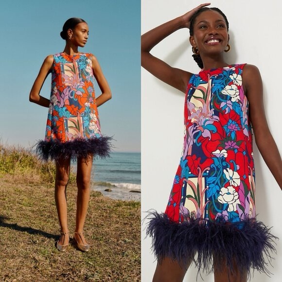 Tuckernuck Small NWOT Climbing Cosmos Sleeveless Mod Ellie Dress - Picture 8 of 8